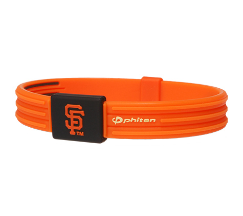 7.5 inch San Francisco Giants Titanium Phiten Bracelet S-Type
