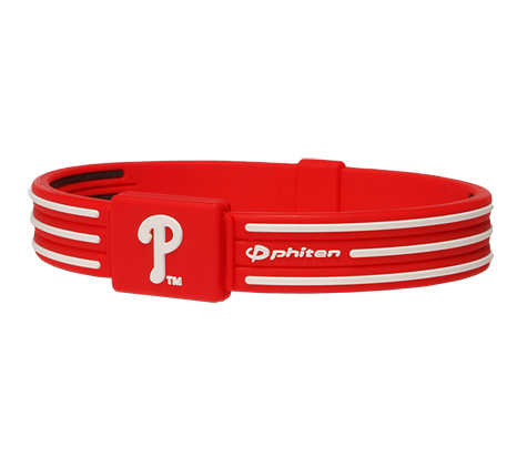 7.5 inch Philadelphia Phillies Titanium Phiten Bracelet S-Type