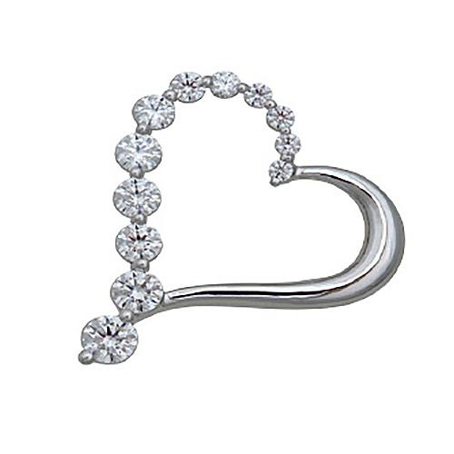 Journey Diamond Heart Pendant G-I / I3 with Chain