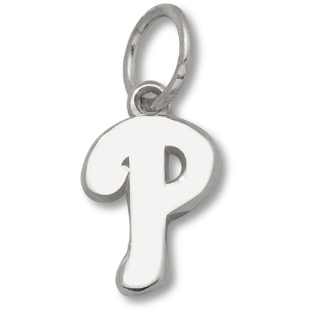 Philadelphia Phillies 3/8in Sterling Silver Logo Charm