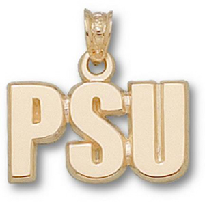 Penn State PSU Pendant 3/8in 14k Yellow Gold