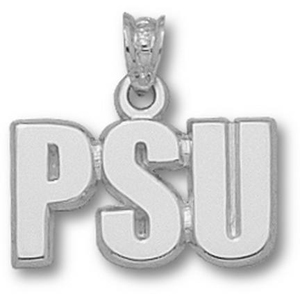 Penn State University PSU Pendant 3/8in Sterling Silver