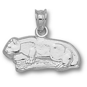 PSU 3/8in Sterling Silver Full Lion Pendant