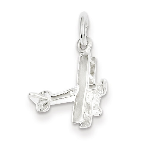 Sterling Silver Airplane Charm