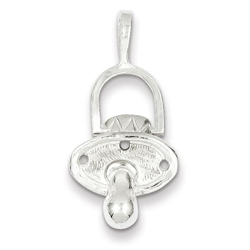Sterling Silver Pacifier Charm