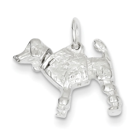 Sterling Silver Poodle Charm