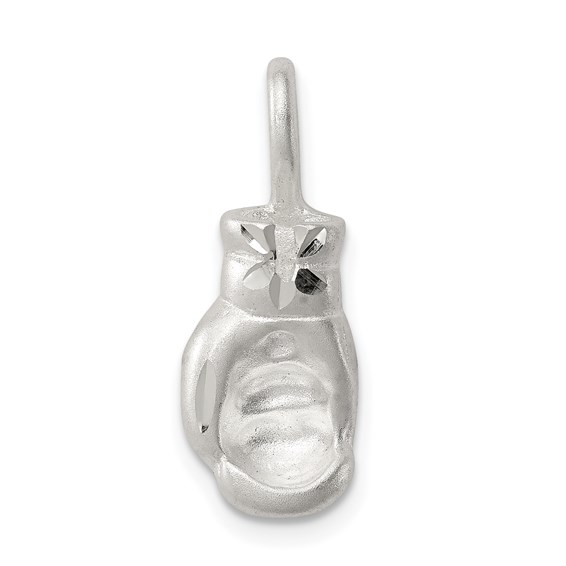 Sterling Silver 3-D Boxing Glove Charm