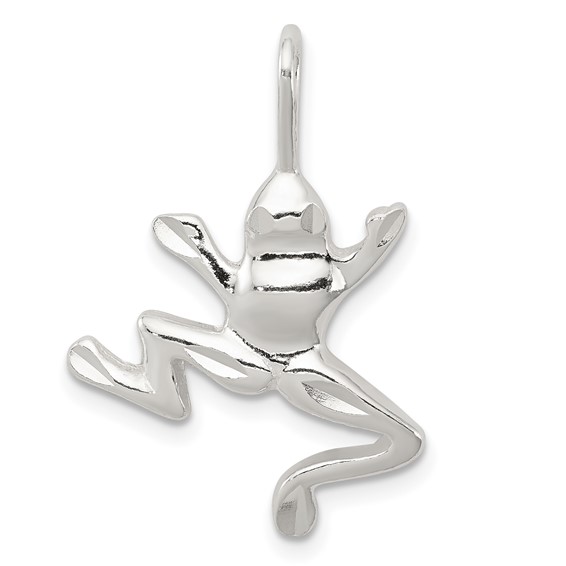 Sterling Silver 7/8in Frog Charm