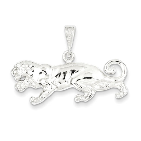 Sterling Silver Prowling Panther Charm