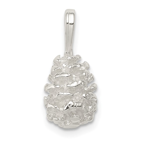 Sterling Silver Pinecone Charm