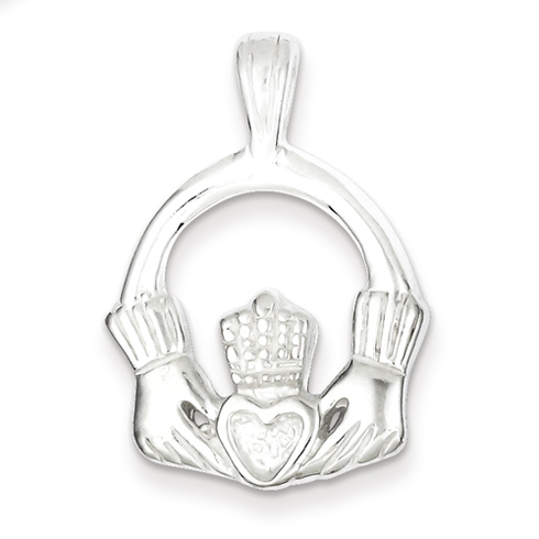 Sterling Silver Claddagh Pendant