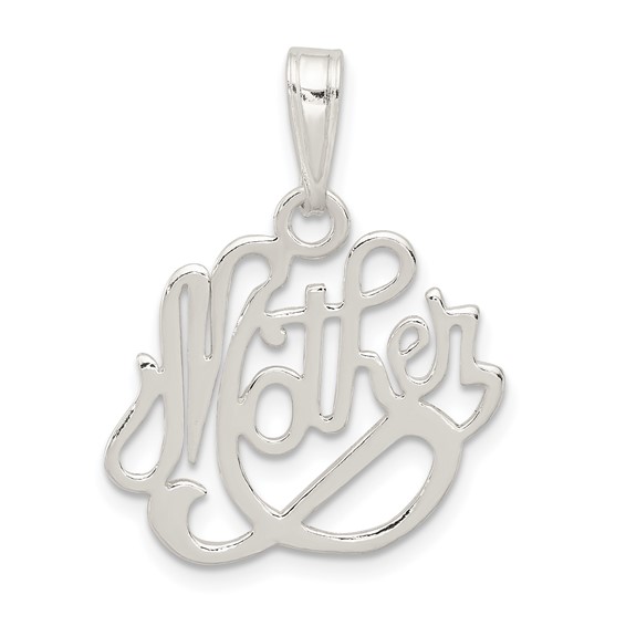 Sterling Silver  Mother Pendant