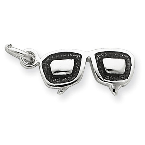 Sterling Silver Enameled Sunglasses Charm