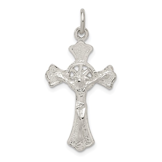Sterling Silver 1 1/8in Crucifix