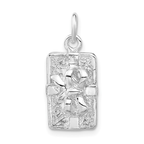 Sterling Silver Present Charm