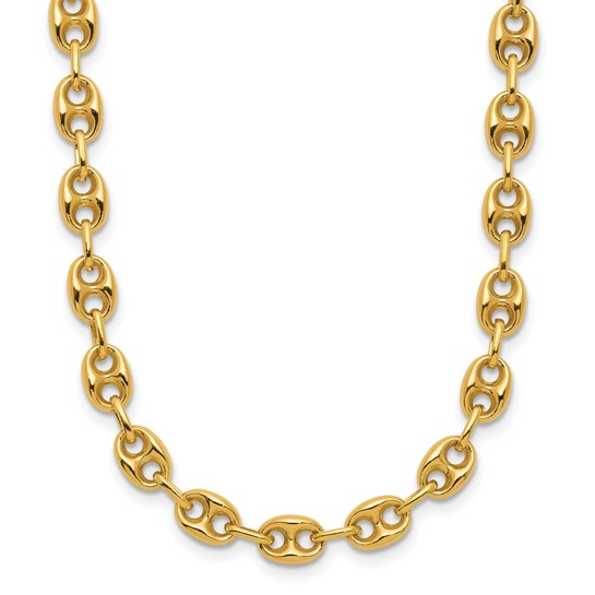 14k Yellow Gold 18in Anchor Link Chain Necklace 5.8mm Thick