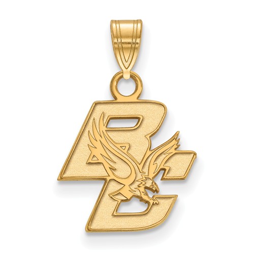 10k Yellow Gold Boston College Logo Charm 1/2in