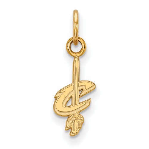 14kt Yellow Gold 3/8in Cleveland Cavaliers Logo Pendant