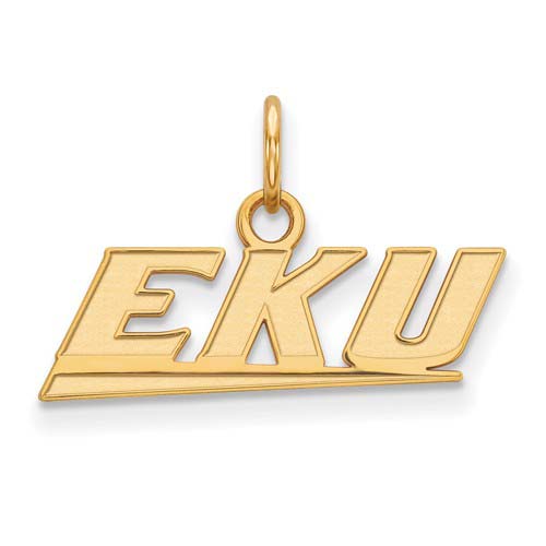 Eastern Kentucky University Colonel Charm 3/8in 14k Yellow Gold
