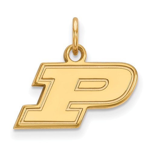 10k Yellow Gold Purdue University P Charm 3/8in