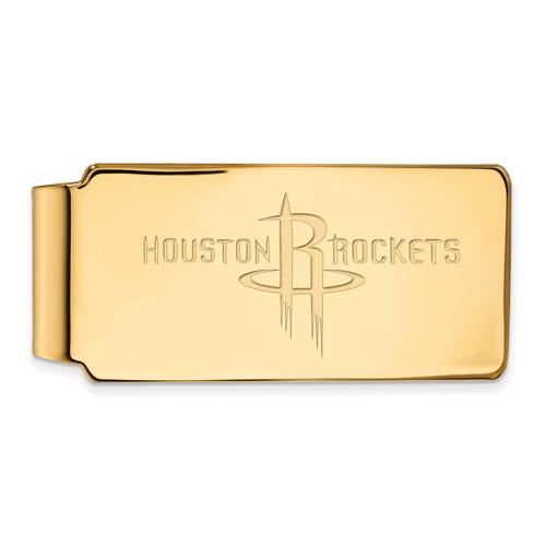 14k Yellow Gold Houston Rockets Money Clip