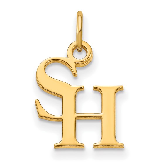Sam Houston University Cougar Charm 3/8in 10k Yellow Gold