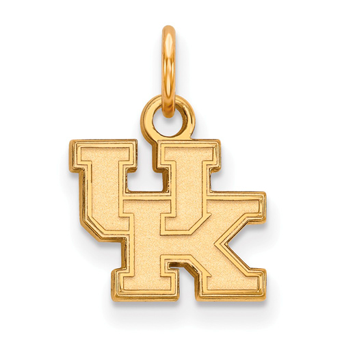 10kt Yellow Gold 3/8in University of Kentucky UK Charm