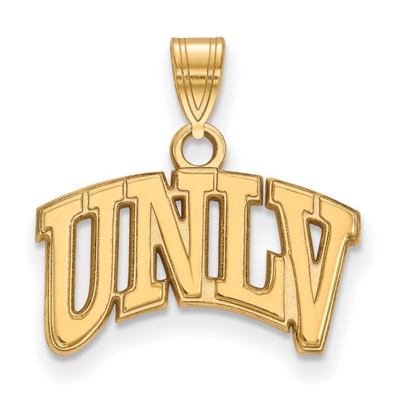 14k Yellow Gold University of Nevada Las Vegas UNLV Pendant 3/8in