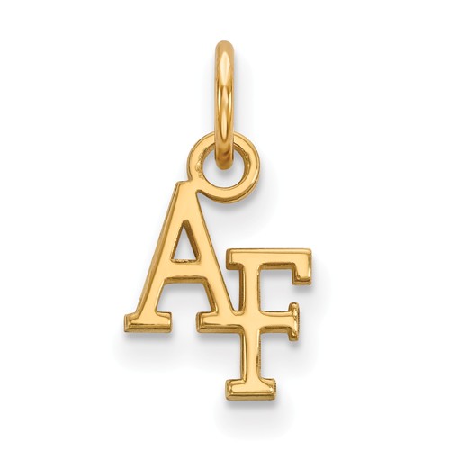 United States Air Force Academy Charm 3/8in 10k Yellow Gold