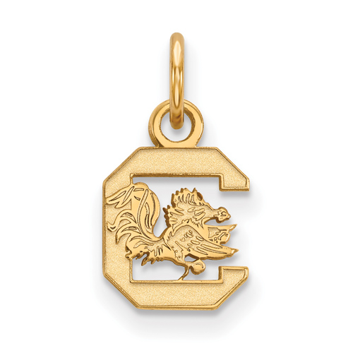 14kt Yellow Gold 3/8in University of South Carolina Pendant
