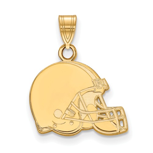 14k Yellow Gold Small Cleveland Browns Pendant