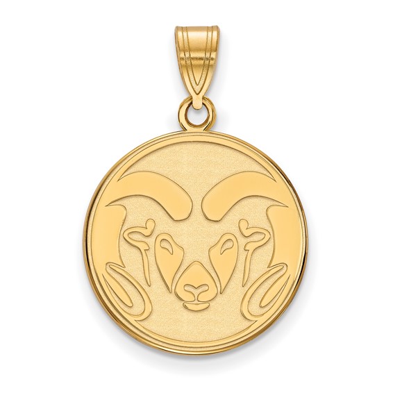 10k Yellow Gold Colorado State University Ram Pendant
