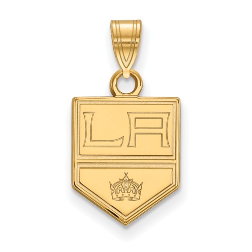 14k Yellow Gold 1/2in Los Angeles Kings Charm
