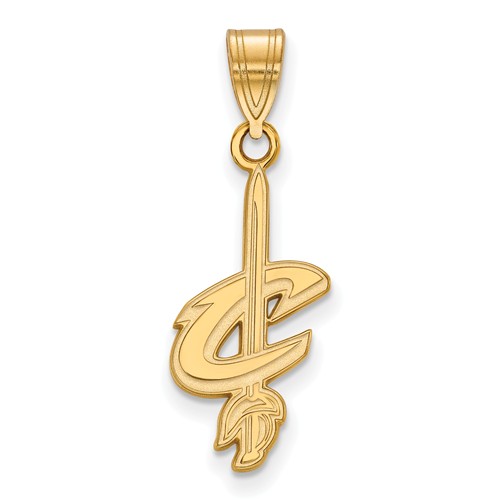 14kt Yellow Gold 5/8in Cleveland Cavaliers Logo Pendant