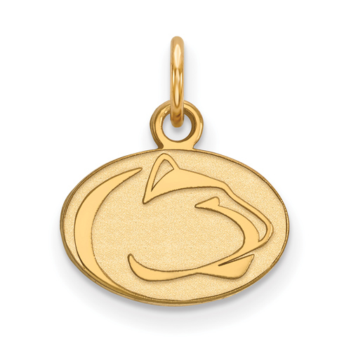 10kt Yellow Gold 3/8in Penn State University Oval Charm