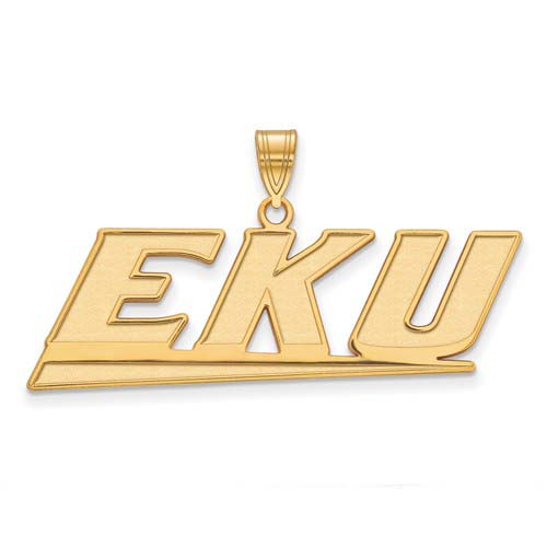 10k Yellow Gold Eastern Kentucky University EKU Pendant