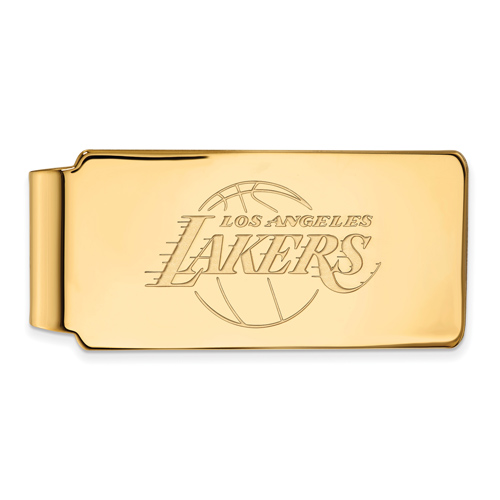 10k Yellow Gold Los Angeles Lakers Money Clip
