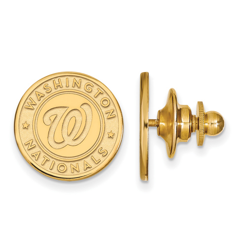 14k Yellow Gold Washington Nationals Lapel Pin