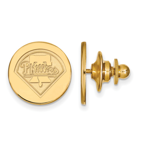 14kt Yellow Gold Philadelphia Phillies Lapel Pin