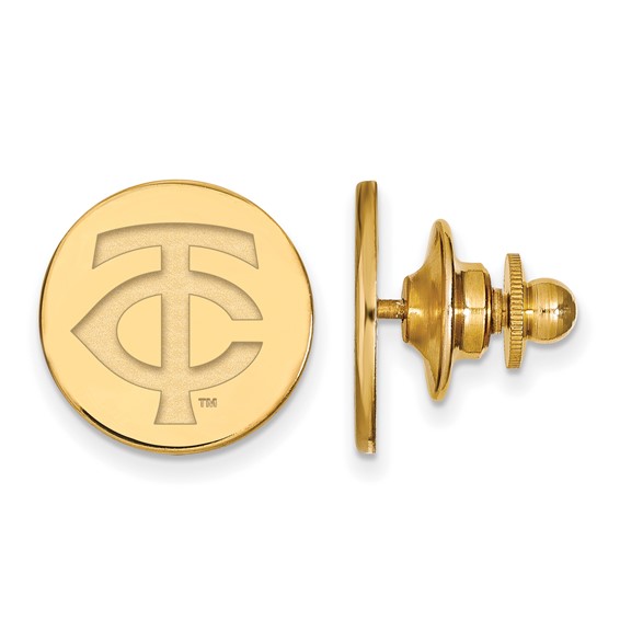 14k Yellow Gold Minnesota Twins Lapel Pin