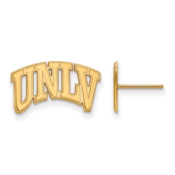 10k Yellow Gold University of Nevada Las Vegas Earrings