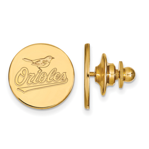 14k Yellow Gold Baltimore Orioles Lapel Pin