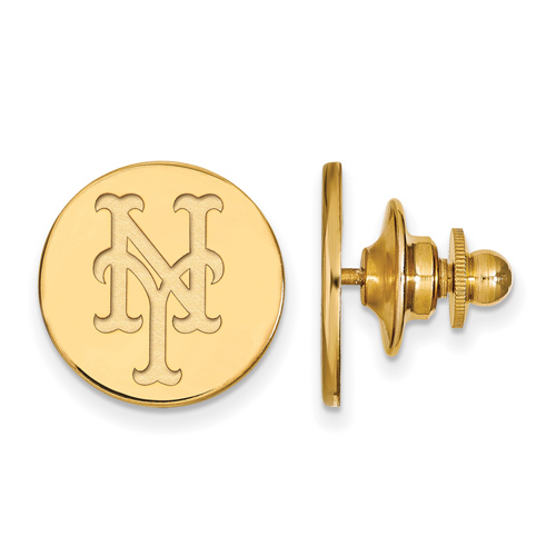14kt Yellow Gold New York Mets Lapel Pin