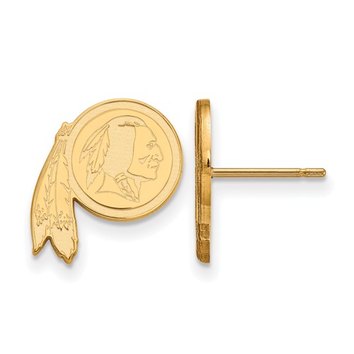 Washington Redskins Logo Stud Earrings - Officially Licensed NFL Football Jewelry