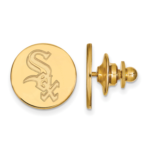 14kt Yellow Gold Chicago White Sox Lapel Pin