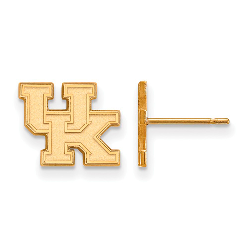 14kt Yellow Gold University of Kentucky Extra Small Post Earrings