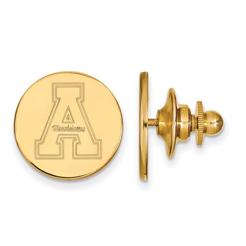 Appalachian State University Lapel Pin 14k Yellow Gold