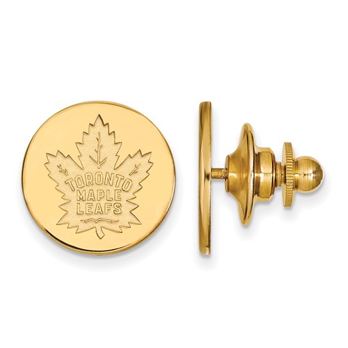 14k Yellow Gold Toronto Maple Leafs Lapel Pin