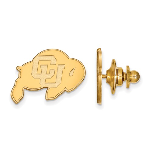 University of Colorado Buffalo Lapel Pin 14k Yellow Gold 