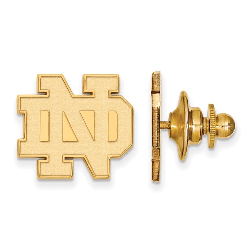 14k Yellow Gold University of Notre Dame Lapel Pin